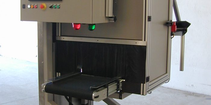 Cabina de inspeccion 2D de tuercas en componentes para control de calidad